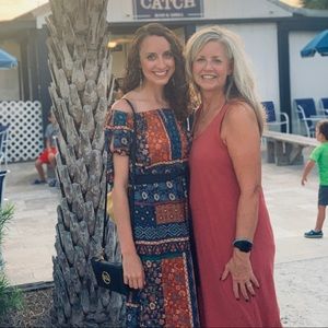 Vinnie Louise off the shoulder maxi dress